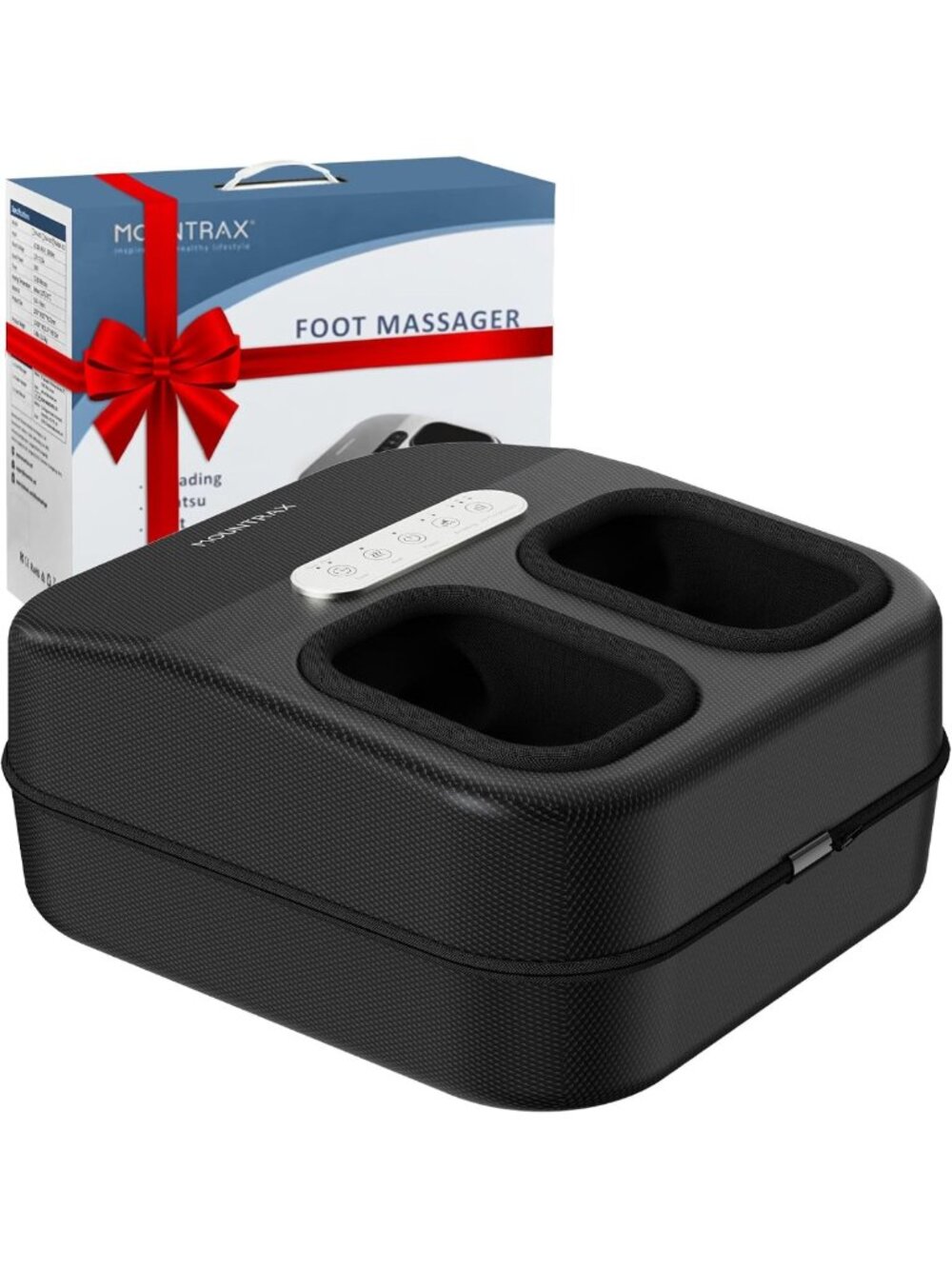 Upgraded Foot Massager with Heat, Deep Kneading Shiatsu for Neuropathy & Pain